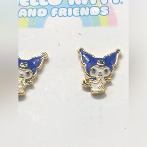 Hello Kitty & Friends Kuromi stud earrings new